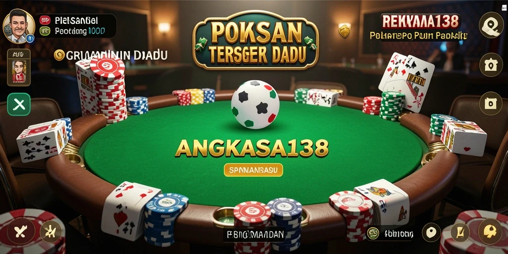 Screenshot gameplay ANGKASA138 yang menampilkan aksi seru permainan Poker.