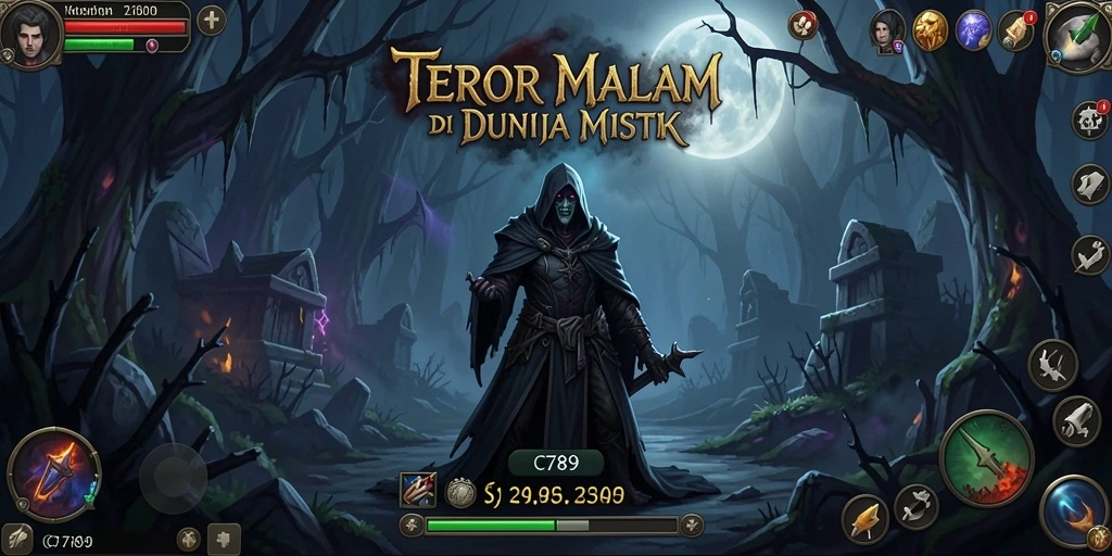 Tampilan gameplay menegangkan di dunia C789 yang penuh teror.