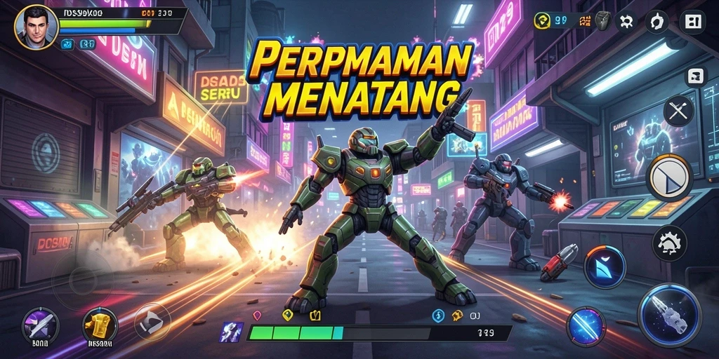 Gameplay mendebarkan dari DS99 yang menunjukkan aksi Arcade seru.