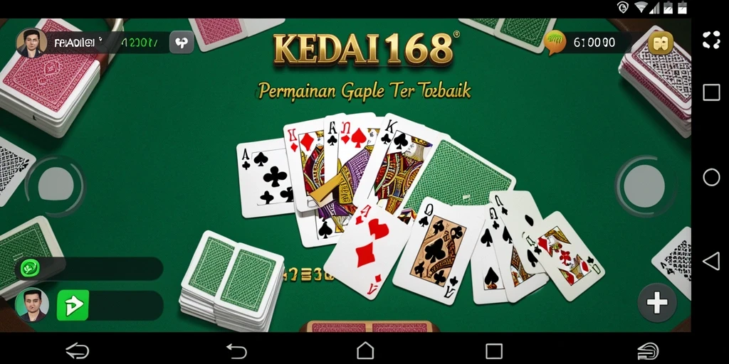 Tampilan gameplay seru KEDAI168 saat bermain Gaple.