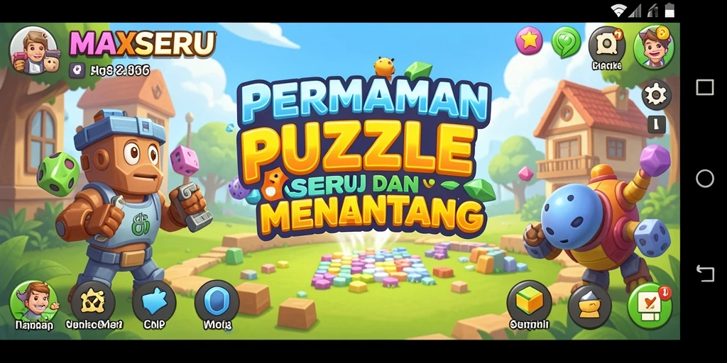 Gameplay menarik dari MAXSERU yang memacu otak.