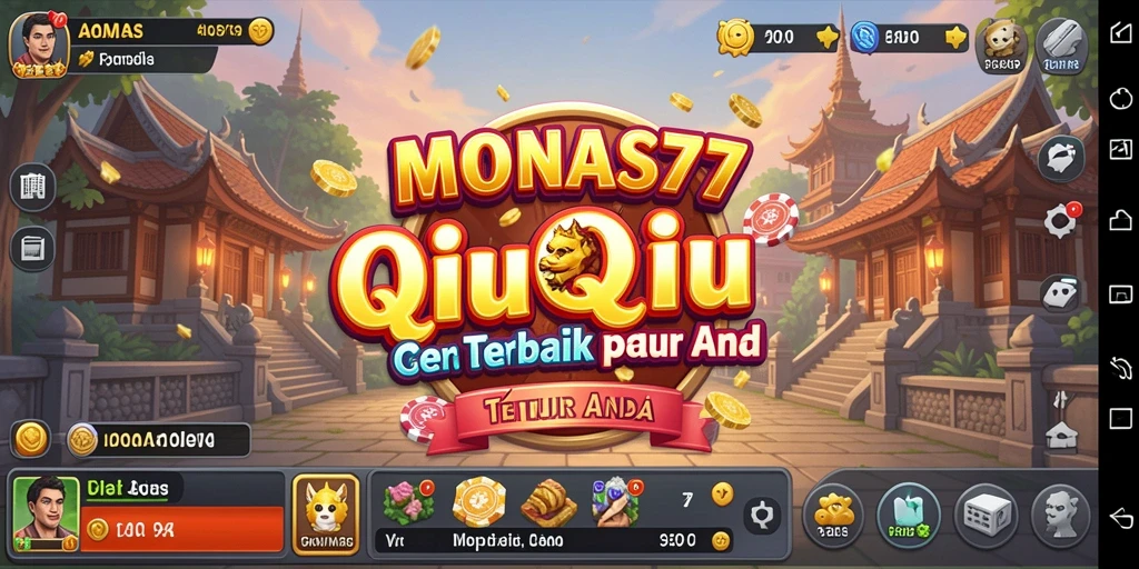 Tangkapan layar gameplay MONAS77 dengan aksi seru dalam QiuQiu.