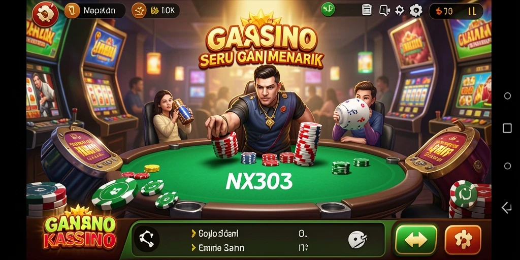Tampilan gameplay seru dengan grafik menawan di NX303.