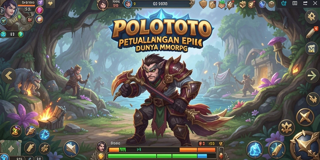 Gameplay seru dan interaksi pemain dalam dunia <strong>POLOTOTO</strong> yang fantastis.