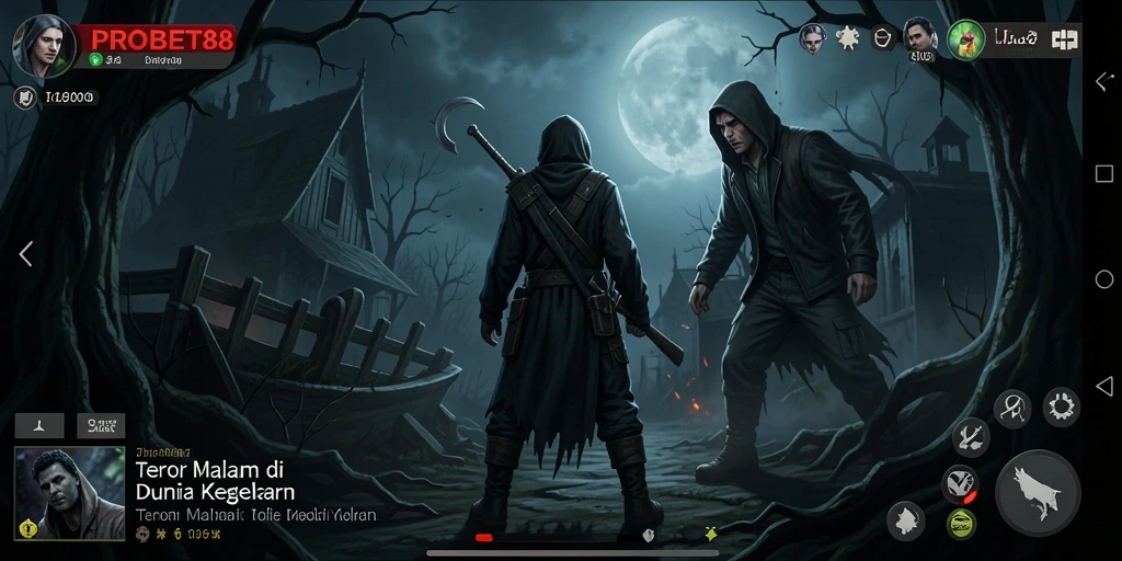 Tampilan gameplay seru dan mencekam dari PROBET88.