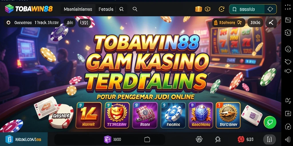 Tampilan gameplay menarik dalam aplikasi TOBAWIN88 untuk pengalaman Kasino yang luar biasa.